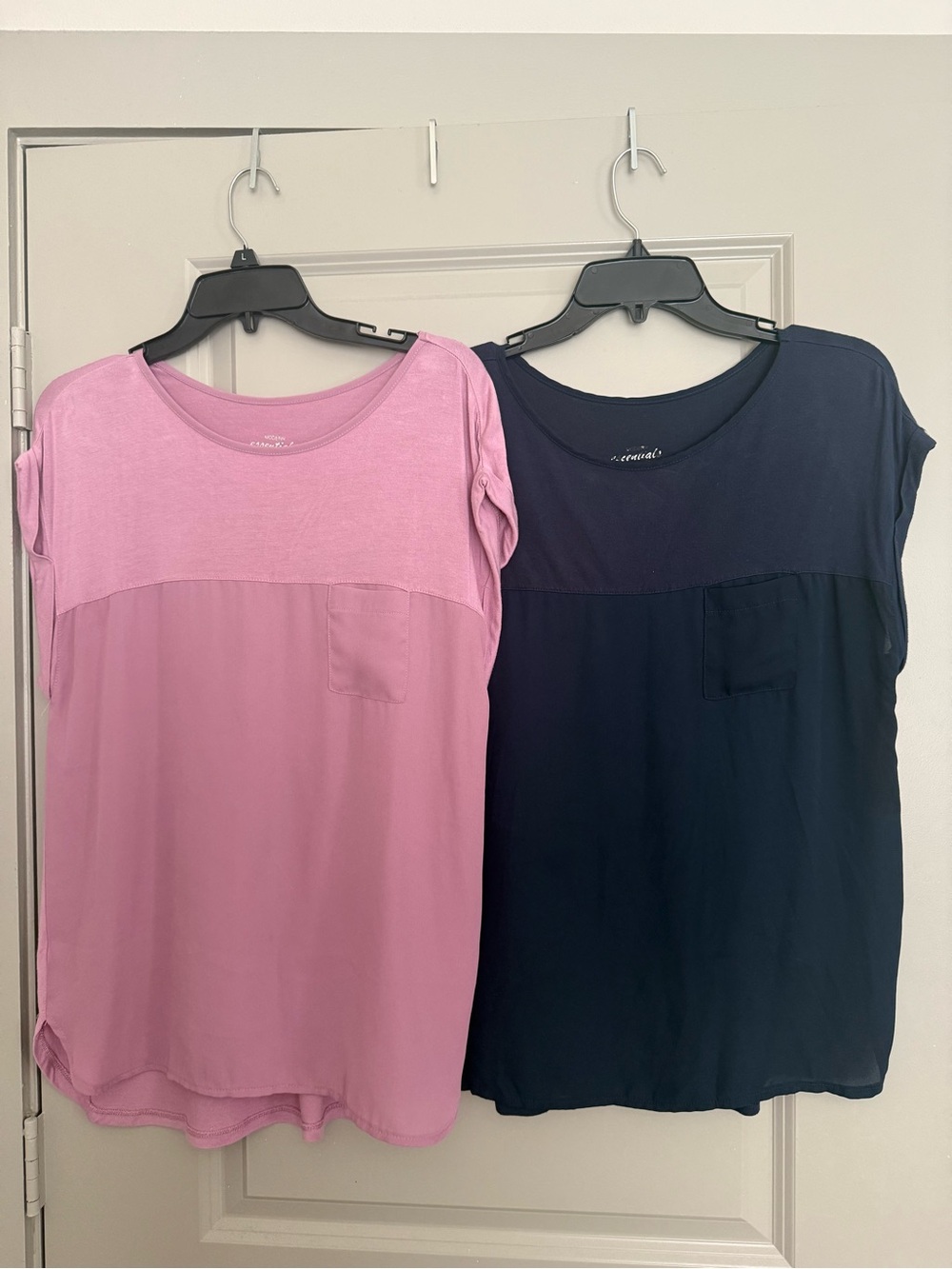 Modern Essentials Two T-Shirts Pink & Navy Size M (EU36/38)